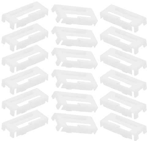 FUNOMOCYA 20pcs White Motor Extension Wire Clips Retainer Cable Holder for Rc Car Airplane Boat Model Fixing Clamp Kit