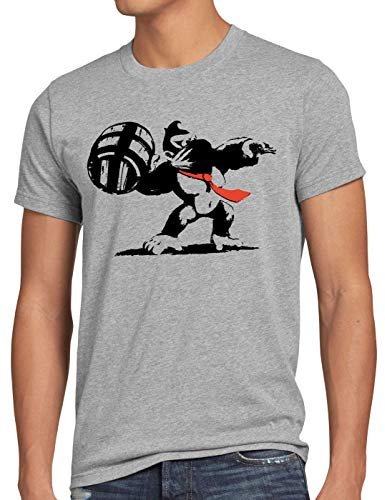 style3 Graffiti Kong Herren T-Shirt Donkey pop Art Banksy Geek SNES Nerd Gamer