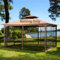 Sunjoy L-GZ531PST-C-T Moskitonetz für 10 x 12 Pavillons, braun