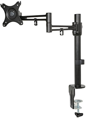 AVL301 - ADJUSTABLE SINGLE MONITOR DESKTOP MOUNT FOR 10 TO 30 LED & LCD SCREENS W/EXTENSION ARM & VESA 100