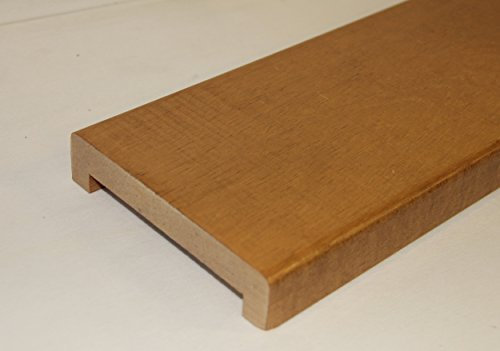 Hobby Legno - Coprimuretto Massello In Legno Tinto Rovere mm. 30X140X2500 Per Muro Da mm. 110 (Prezzo Per ml. 2, 50)