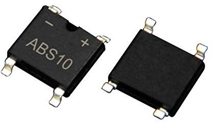 (Pack of 50pcs) ASEMI ABS10 Mini Surface Mount Bridge Rectifier Diode ABS10 1A/1000V for Led…