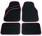 Bottari 14125 Lot de Tapis de Voiture en Moquette Rose