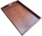 Large Wooden Serving Tray 60 x 40 x 5.5 cm in Brown Color