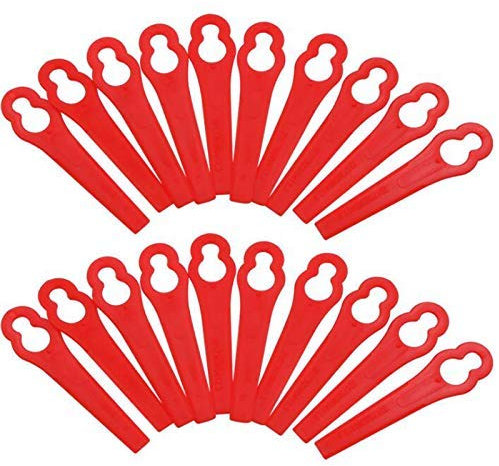 Chuancheng 20Pcs Plastic Cutter for Sovereign Lawn Mower Trimmer Grass Blades Replacement Tool