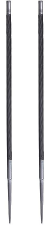 Makita D-67430 Rundfeile 5,5 mm, 256 mm lang, weiches Feilverhalten, zum Feilen von Sägeketten mit 3/8 Teilung und 1,6 mm Treibgliedstärke, 2 Stück
