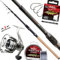 Fischzeux Angelset komplett Profi Tele - Shadow Allround Heavy, Raubfisch Set Hecht Zander (3,30 m)