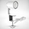 B.K.Licht - Schreibtischlampe mit Kabelschalter, schwenkbar, klemmbar, Klemmlampe, Klemmleuchte, Nachttischlampe, Leselicht Kinder, Bürolampe, Leselampe, 14,6x5,2x7,4 cm, Weiß