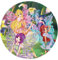 Für den Geburtstag ein Tortenbild, Zuckerbild mit dem Motiv: Winx Feen Elfen, Essbares Foto für Torten, Fondant, Tortenaufleger Ø 20cm, 0535w