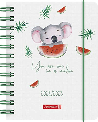 Brunnen Schülerkalender „Koala“ 2022/2023 A6 1 Seite = 1 Tag: 1 Seite = 1 Tag, Sa. + So. auf einer Seite, 1071755033, Motiv: Koala