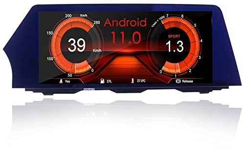 MOOKAKA Android 11 Autoradio 2 DIN GPS-Navigation für BMW 5er-Serie F10 F11 2011-2016 Multimedia-Player Stereo 30,5 cm (12,3 Zoll) Hauptgerät mit Carplay WiFi (4+64 GB, NBT)