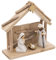 WEB2O Weihnachtskrippe aus Holz, 3 Krippen