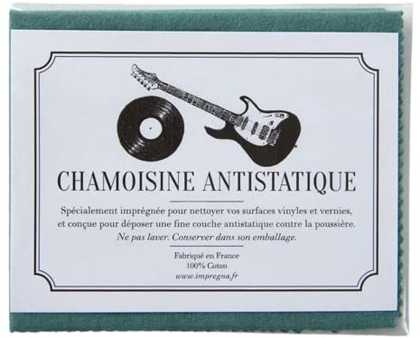 KD89 Panno speciale antistatico CD e vinile appositamente impregnato per pulire le superfici vinili e verniciate, 100% cotone