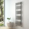 S'AFIELINA Towel Rail Radiator 1600 x 500 mm, Chrome Towel Radiator Heated Towel Rail Central Heating Radiator Designer Towel Radiator Modern Straight Ladder Bathroom Warmers