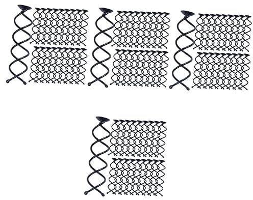 FRCOLOR Hair Spiral Pins 80 Pcs Spiral Barrettes Corkscrew Bobby Pin Mini Corkscrew Hair Star Hair Clips Hair Accessories Hair Pin Hair Barrettes for Women Japanese and Korean Screw Clamp Bride Alloy