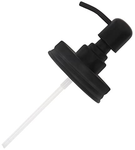 POPETPOP Pumpe Aus Edelstahl Für Seifenspenderflasche Schwarze Robuste Pumpendüse Aus Kunststoff Für Kosmetikflasche