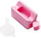 Miaija 2 in 1 Dipping Powder Recycling Container with Funnel, Sequins, Glitter, Recycling Tool (Pink)