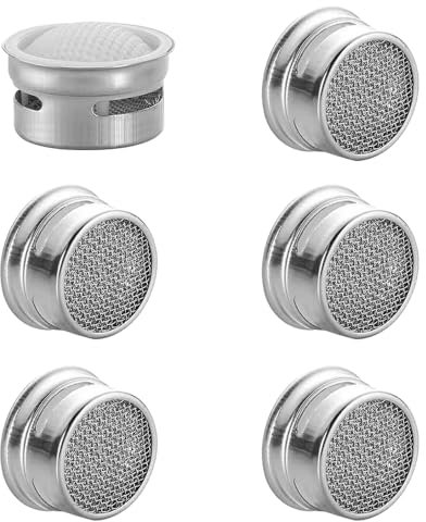 Wnddle M22/M24 x 6 Pezzi aeratore rubinetto Filtri, Aeratore Rubinetto Filtri Rubinetti Lavandino per Cucina e Bagno, aeratori, Rubinetti Lavandino Risparmio Idrico rompigetto, per Bagno e Cucina.