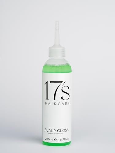 17's HAIRCARE Scalp Gloss - 200ml Pflegendes Kopfhauttonikum mit Biotin, Teebaumöl, Salbeiöl, Kräuterextrakt und Octopyrox. Leave-in Behandlung, Vegan, Octopyrox gegen Schuppen