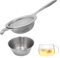 Tea Strainer and Bowl, Stainless Steel Tea Fine Mesh Strainer Tea Filter, Cooking Sieve Loose Leaf Tea sieves and strainers with Non Slip Handle for Sifting Dry Ingredients, Flour, Pastas, Rice, Tea