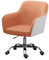 Moderner ergonomischer Chefsessel aus Leder mit verstellbaren Armlehnen, bequemer Computer-Gaming-Aufgabenstuhl für Heimbüro (Orange)
