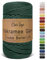 OurTop Corda Macramè, 4mm x 160m Filo Macrame Corda Macramè Filo Morbido Filato Macrame per Appendere La Parete, Fai Da Te, Artigianato, Lavori a Maglia, Lavori Decorativi(Verde Scuro)