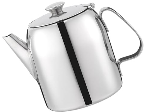Gatuida Tetera De Acero Inoxidable Pequeña Hogar Cocina o Oficina Para Preparar Té y Tapa y Asa Cómoda