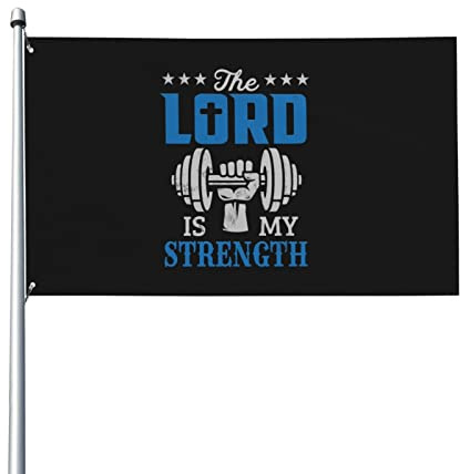 Garten Flaggen Christentum Katholisch Herr Religiös Fitness Fahne Weatherproof Gartens Banner Durable Balkonflagge Für Party Extérieur Outdoor 90X152CM