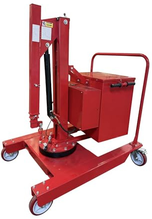 Portable Electric Lifting Counter-Balance Shop Crane Capacity 1,210 lbs, 360 Degree Rotation