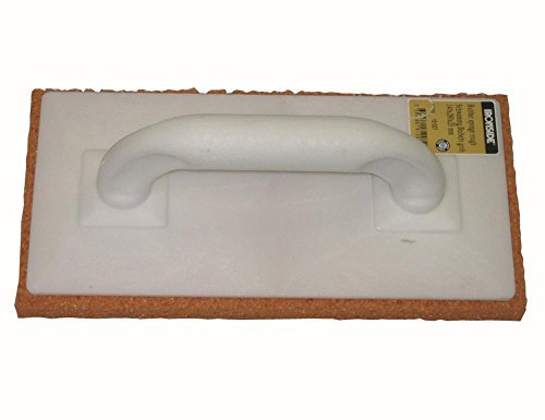 Ironside 161007 Reibebrett mit Schwammgummi 14 x 28 cm, Auflage 20 mm, rot