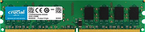 Crucial CT25664AA800 PC800 2GB Arbeitsspeicher (DDR2, Crucial Value CL6)