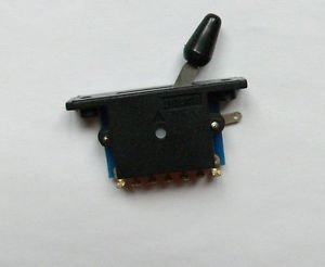 Jellyfish Audio schwarz Spitze, 5-Wege-Schalter für Fender Stratocaster/Telecaster, Stratocaster und Gitarren