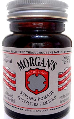 Morgan's Pomade Haar-Styling-Pomade für glatte Looks, Hoher Glanz und extra starker Halt, Geeignet für dickes, ungezähmtes Haar, Ideal für voluminöse Frisuren 100g