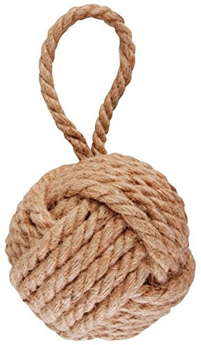 Fallen Fruits Heavy Duty Rope Knot Doorstop with Handle Durable Door Stop Stopper Home Decor (Cube)