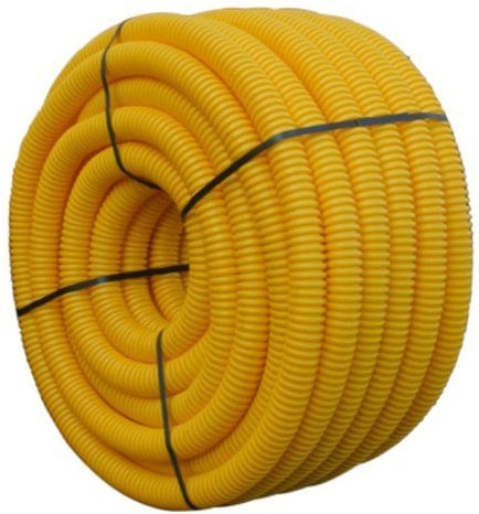 Gaine TPC jaune Ø 40 mm x 50 mètres