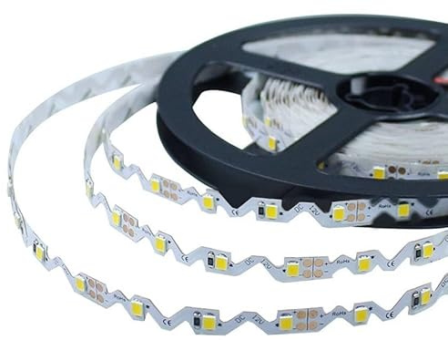 Flexible LED Streifen 12 V für Kurven und Konturen, in Form Pfefferminzbonbon, Rolle 5 m, ideal für kommerzielle Beleuchtung und Profi (sehr hell – barcelonaled 36.00 wattsW, 12.00 voltsV