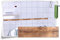 Medianlux Fliesenaufkleber Fliesenbordüre Bordüre Fliesen Holz Kachel Aufkleber, 20 Stück, 25x6,5cm (BxH)