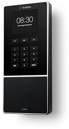 TM-616 Cloud-basiertes Zeiterfassungsgerät mit RFID und PIN-Steuerung, für bis zu 200 Benutzer, Terminplanung, Arbeitszeitberichte, Wi-Fi, App für iOS/Android