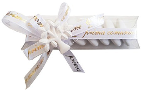 IRPot - Kit 20 Porta Confetti Prima Comunione 05210 + GESSETTI + BIGLIETTINI + NASTRINO (Albero della Vita 1090363)