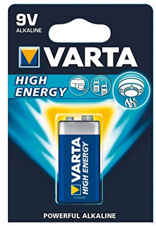 Varta Alkaline High Energy pile 9V 6LR61 (lot de 5)