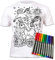 Splat Planet Einhorn-T-Shirt-Malvorlagen mit 10 ungiftigen, waschbaren Zauberstiften – färben Sie Ihr eigenes T-Shirt, färben und auswaschen und erneut färben Kindergeburtstag (7-8 Years)