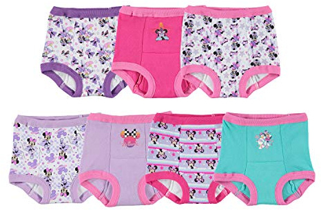 Disney Mädchen Minnie Mouse Töpfchentrainingshose Multipack Baby und Kleinkind Töpfchen-Training Unterwäsche, 7er-Pack Trainingshosen, 18 Monate