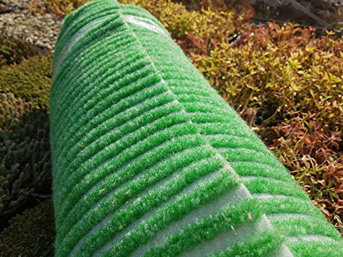 Rosis Garten 20 m² Drainagevlies, Dachbegrünungsvlies Schützen Filtern Drainagieren Wasserspeicher für Carport, Garage, Dach, Dachbegrünung