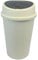KetoPlastics TOUCH BIN 45L - Cream, Portable, Pedal Bin for Home, Garden, Office, School, Kitchen, Bathroom