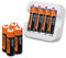 Rechargeable AA Batteries, Rechargeable AA Batteries 3500mWh 8 Pack and AA AAA Individual Rechargeable Battery Charger with 5V 2A USB Fast Charging Function