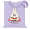 wowshirt Stoffbeutel Personalisierte Geschenk-Idee Lama Alpaka Eigener Name Meditation Relax, Farbe:Lavander