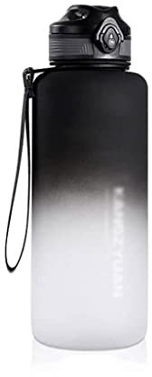 Bouteille d'eau Gourdes d'eau Bouteille D'eau De Sport 1500 Ml/50 Oz, Bouteille D'eau De Couleur Graduée De Grande Capacité Avec Échelle Pour Exercice De Fitness/escalade Bouteille à eau Gourde Sport