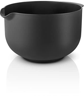 Eva Trio | Eva Rührschüssel 3,0 l |Die optimale Rührschüssel für vielfältige Situationen – 4 gängige Größen und ein praktischer Multifunktions-Deckel (separat erhältlich) | Black