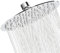 Rainfall Shower Head, NEWRAIN Rain Fixed Waterfall Shower Heads, 8 Inch Stainless Steel Large Showerhead,High Pressure Round Shower Heads Chrome Finish