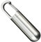 SPYMINNPOO Récipient à Pilules en Acier Inoxydable, Scellant Le Porte-clés Portable étanche pour Porte-clés Porte-clés pour Sac à Main de Voyage en Plein Air (L)